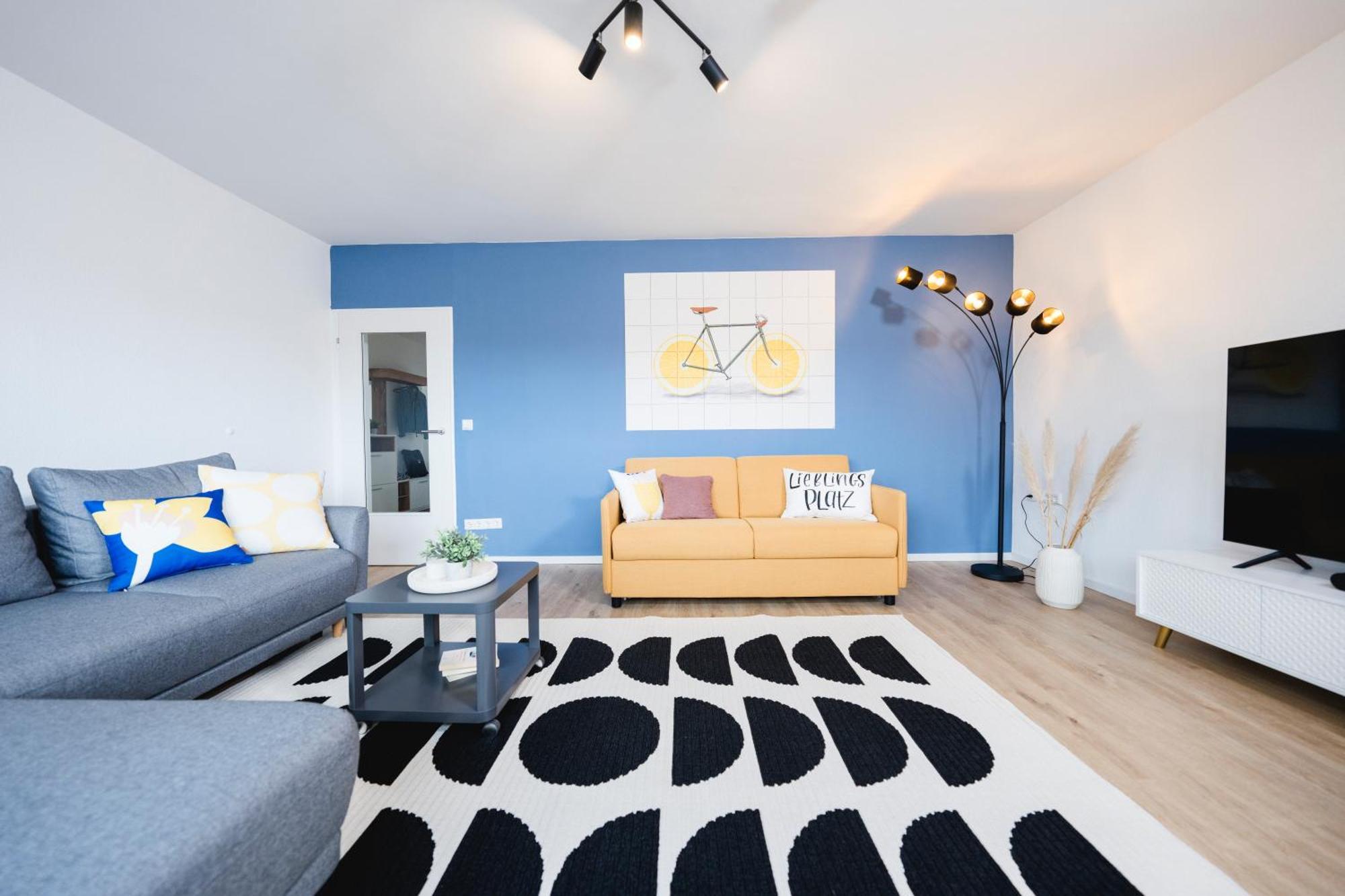 Stadtrand Oase Karlsruhe Mit Balkon Екстер'єр фото