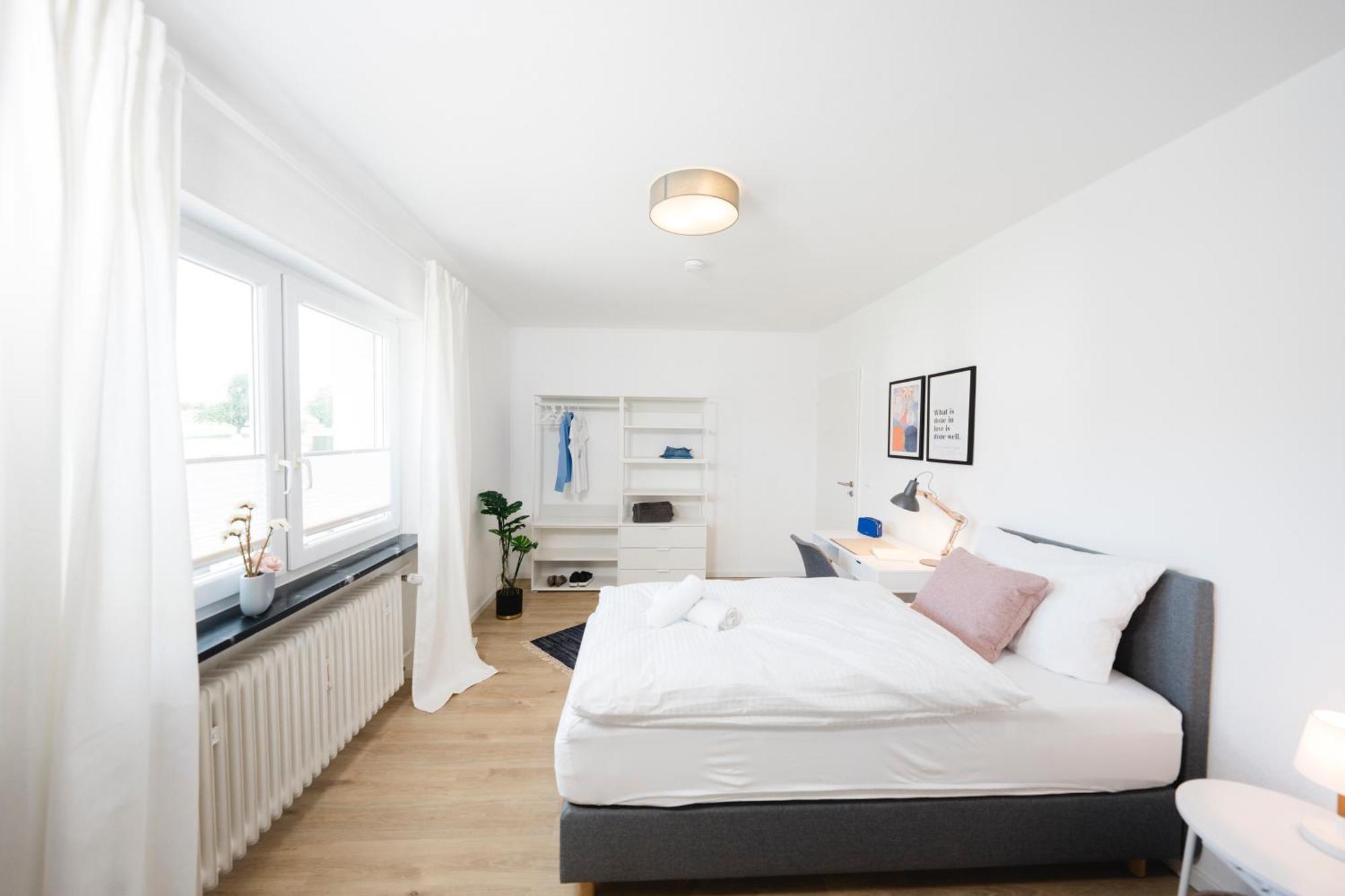 Stadtrand Oase Karlsruhe Mit Balkon Екстер'єр фото