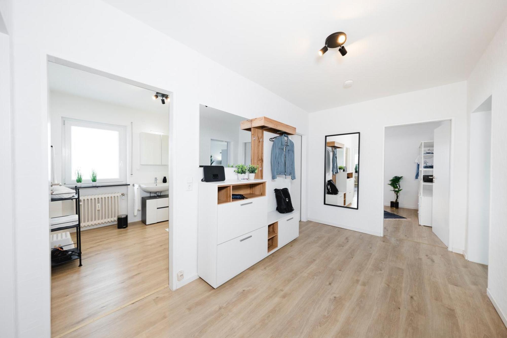 Stadtrand Oase Karlsruhe Mit Balkon Екстер'єр фото